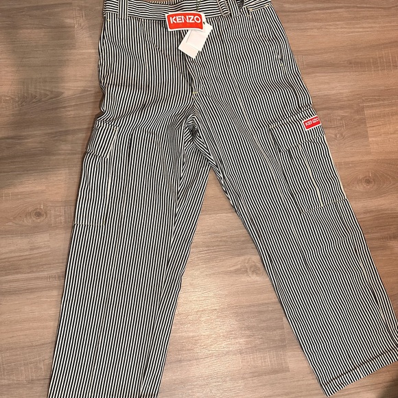 KENZO STRIPED ARMY STRAIGHT JEANS - Picture 11 of 11